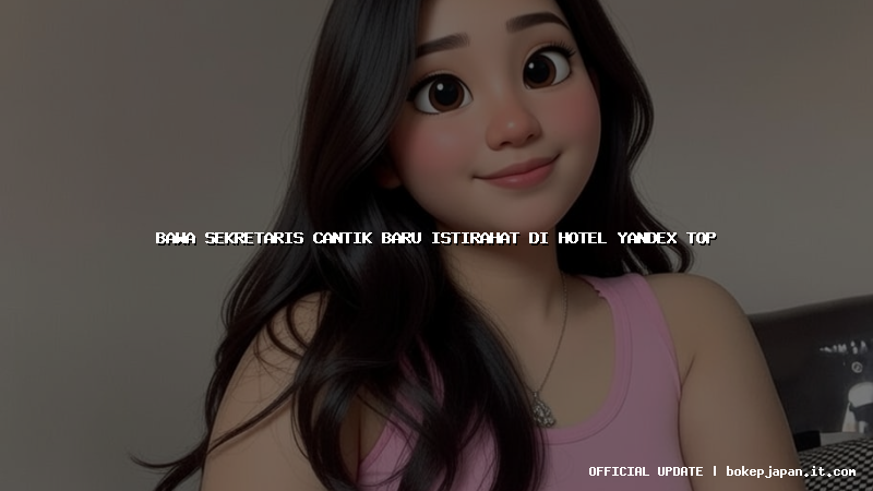 bawa sekretaris cantik baru istirahat di hotel yandex top