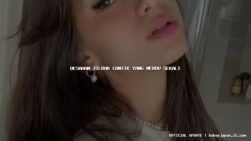 desahan jilbab cantik yang merdu sekali