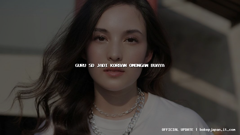 guru sd jadi korban omongan buaya