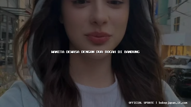 wanita dewasa dengan dua bocah di bandung